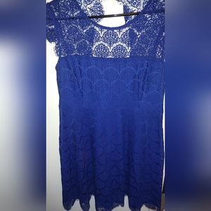 Kash and Jess 🔵 blue dress size LARGE ✨